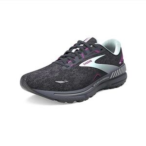 NWOT Brooks Women's Adrenaline GTS 23 Sneakers in Black/Light Blue/Purple